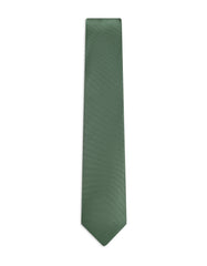 Green Self Plain Tie