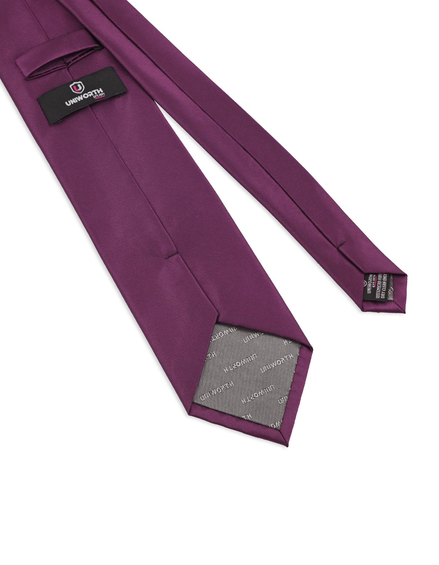 Maroon Self Plain Tie