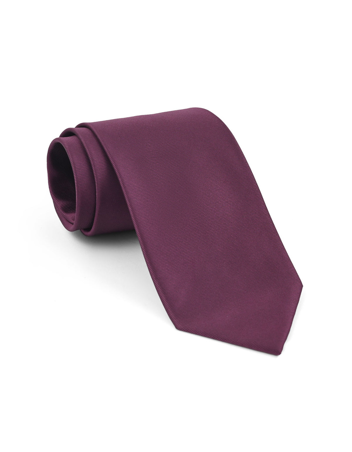 Maroon Self Plain Tie