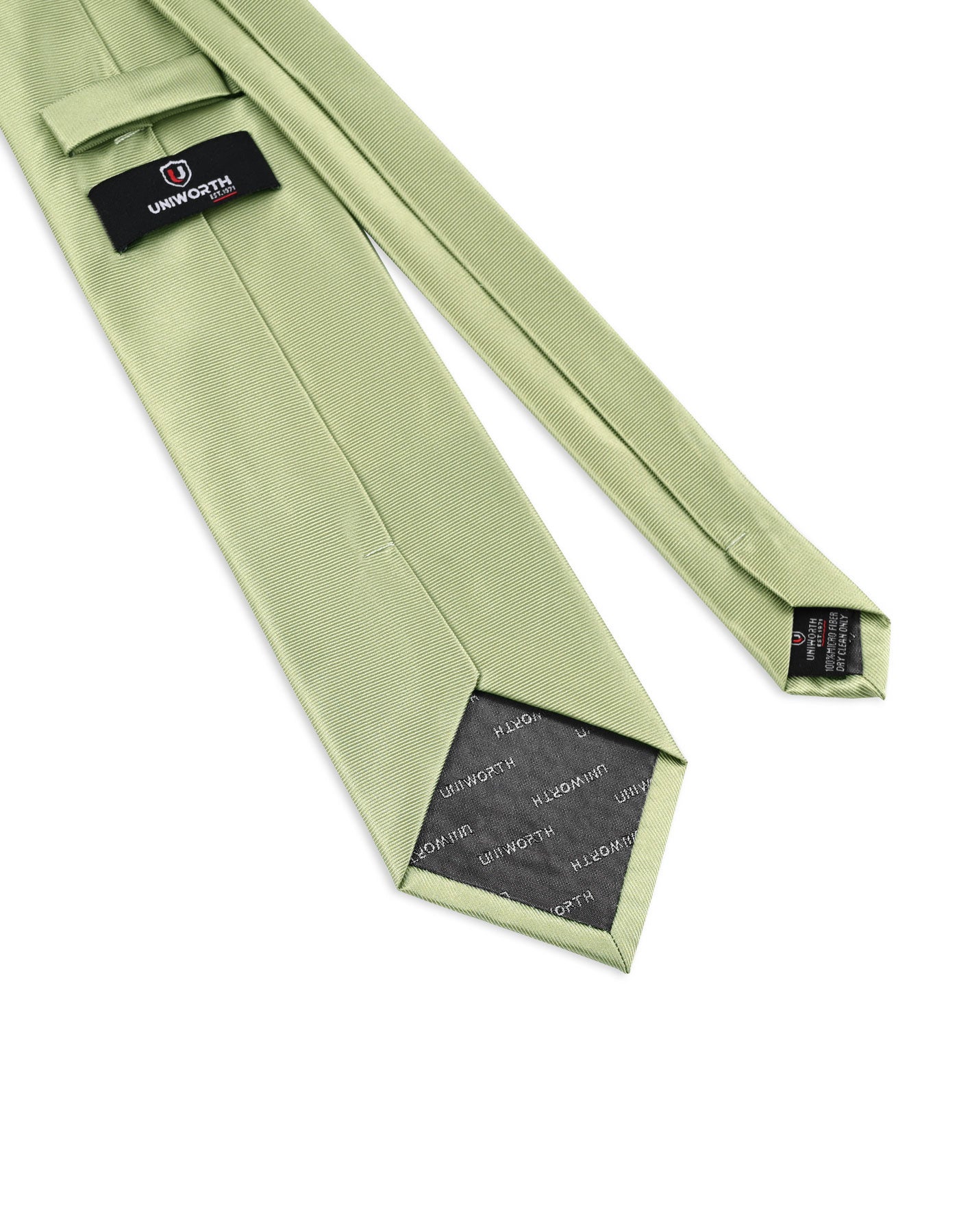 P Green Self Plain Tie