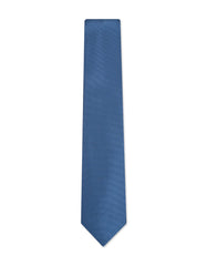 Teal Blue Self Plain Tie