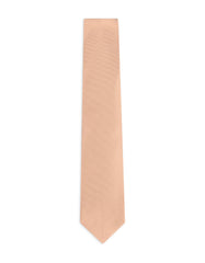 Beige Self Plain Tie