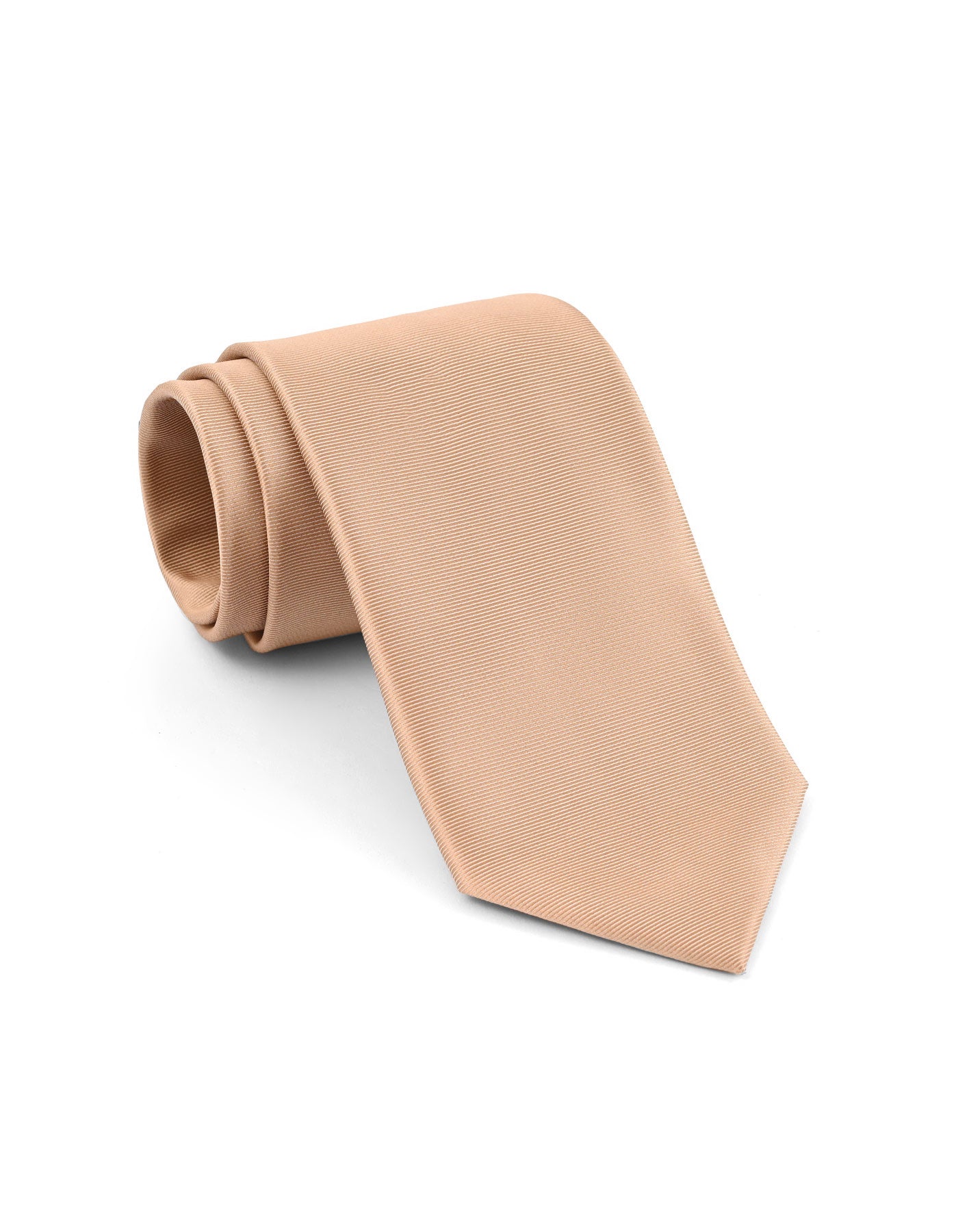 Beige Self Plain Tie