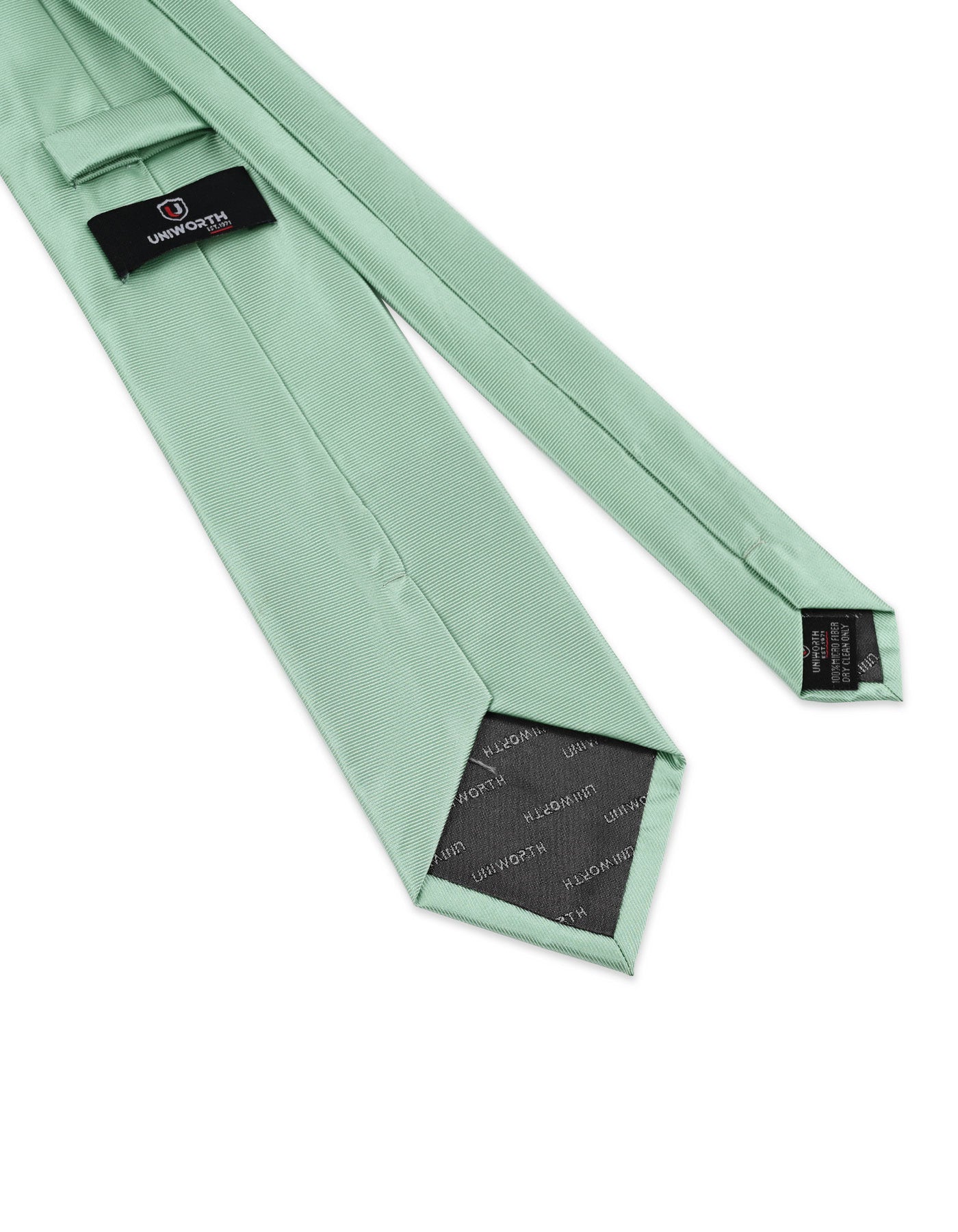 C Green Self Plain Tie