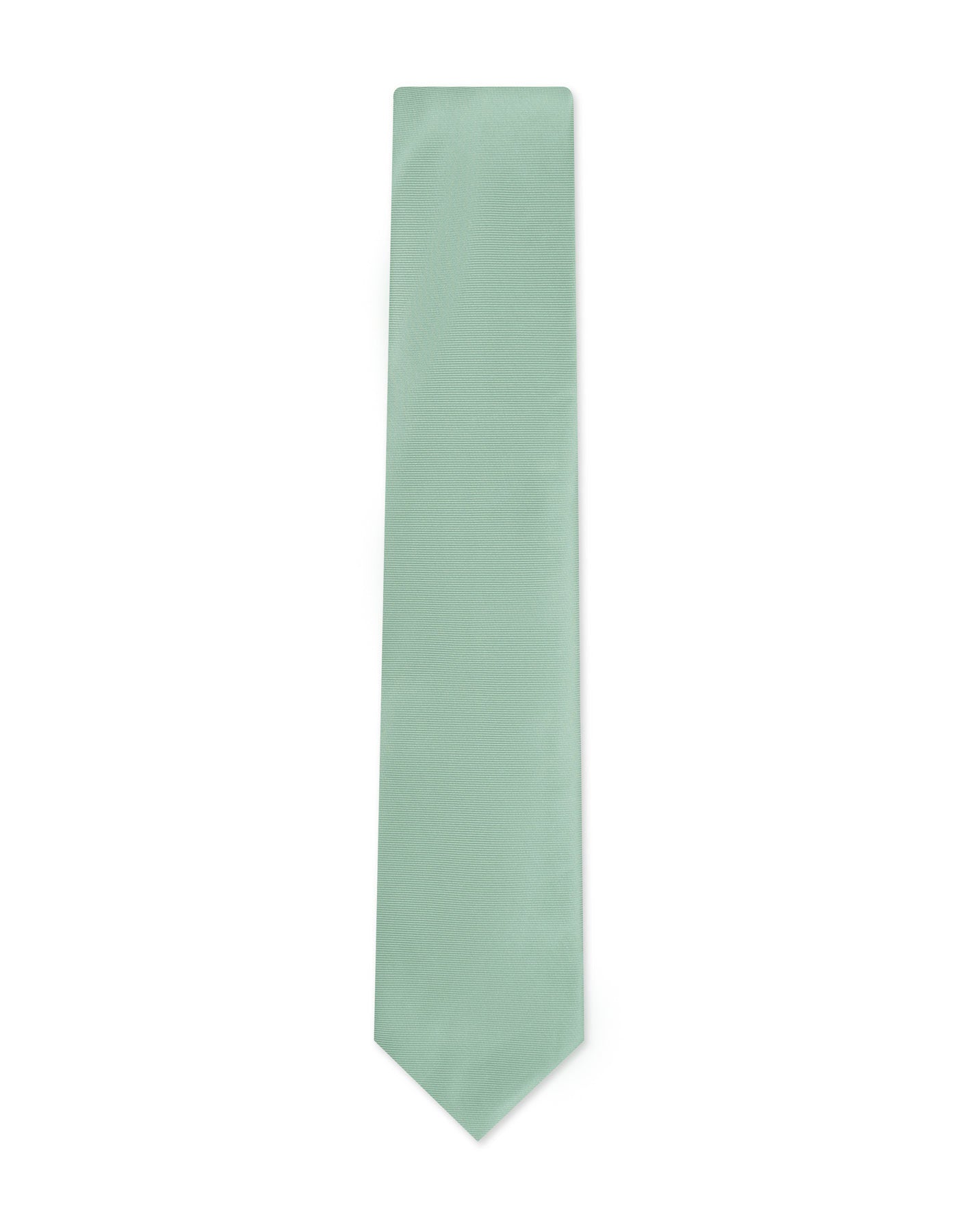 C Green Self Plain Tie