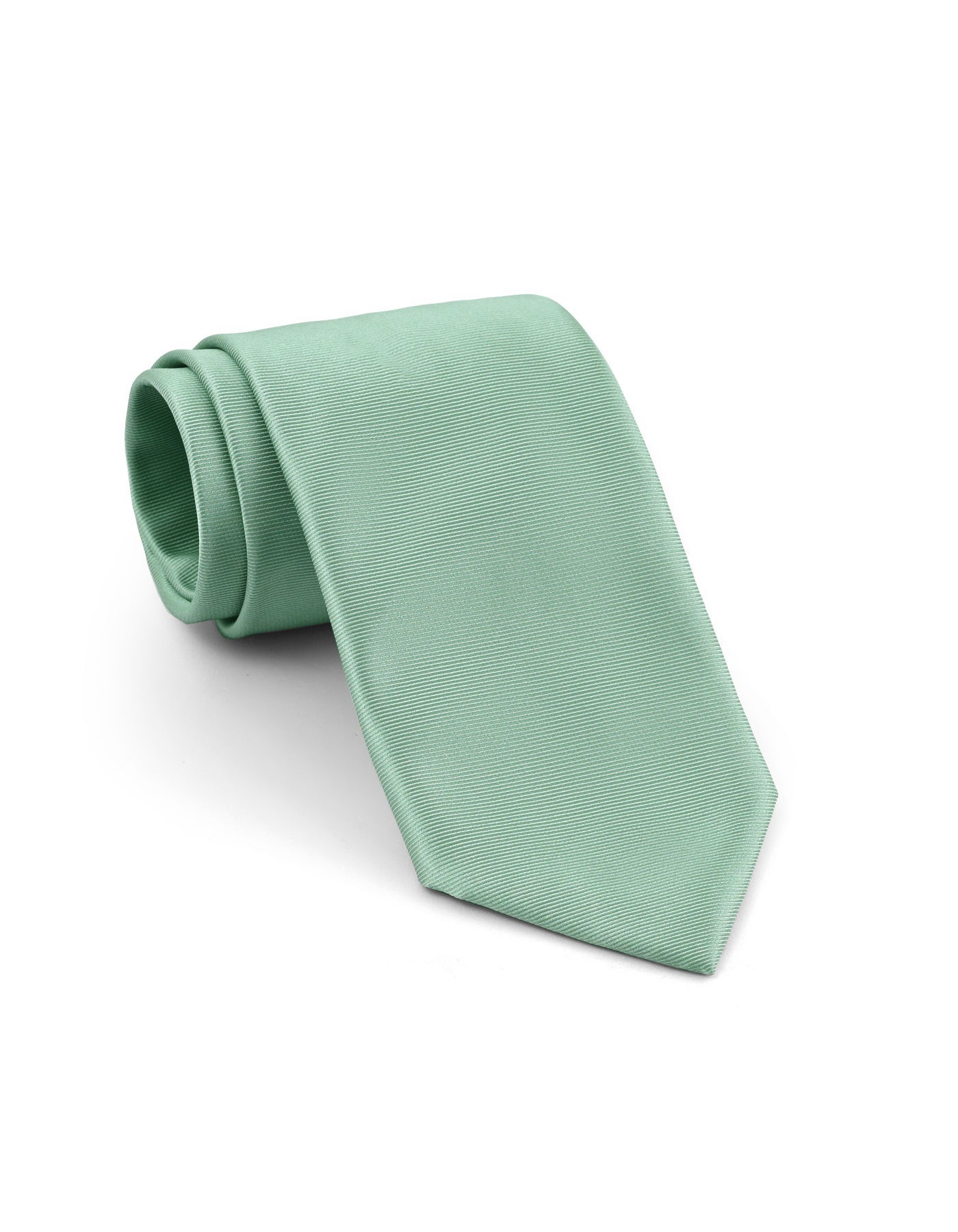 C Green Self Plain Tie