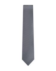 Grey Self Plain Tie