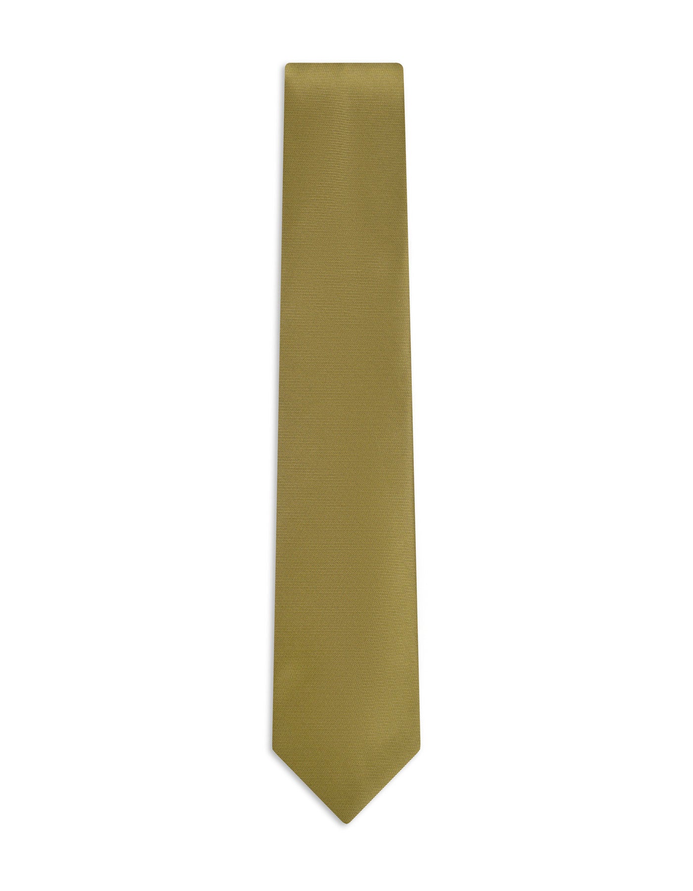 Olive Self Plain Tie