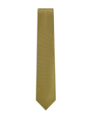 Olive Self Plain Tie