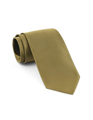 Olive Self Plain Tie