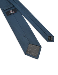 Navy Self Plain Tie