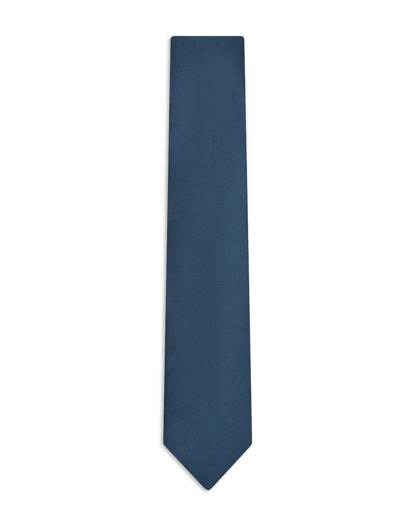 Navy Self Plain Tie