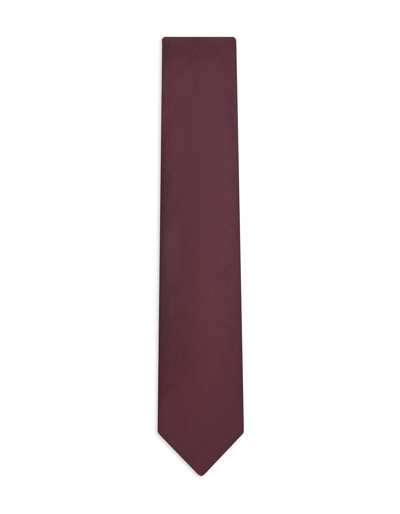 Maroon Self Plain Tie