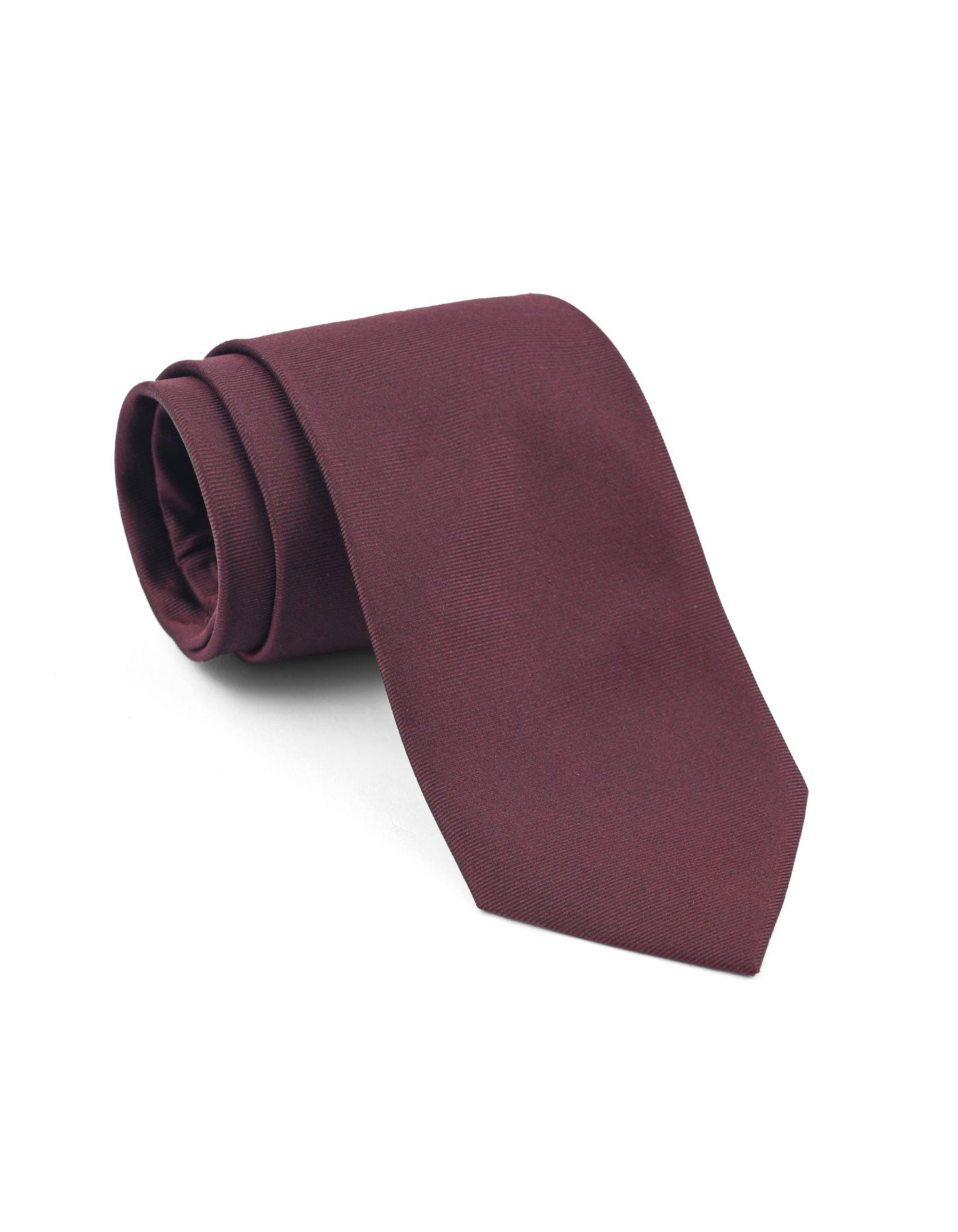 Maroon Self Plain Tie