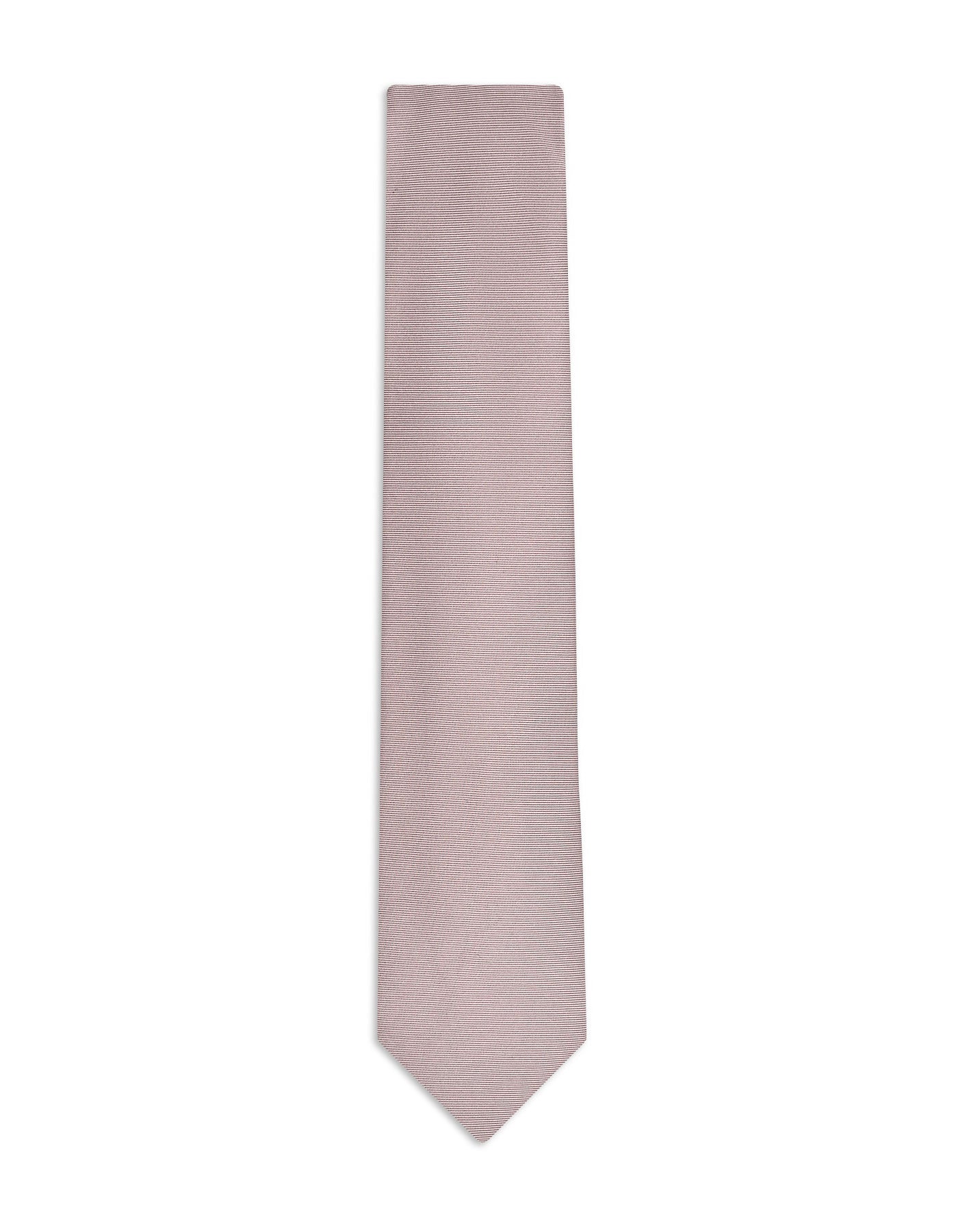 L Brown Self Plain Tie