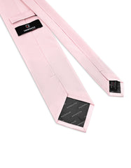 T Pink Self Plain Tie