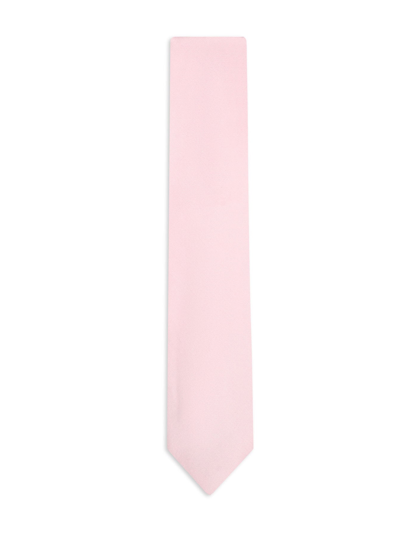 T Pink Self Plain Tie