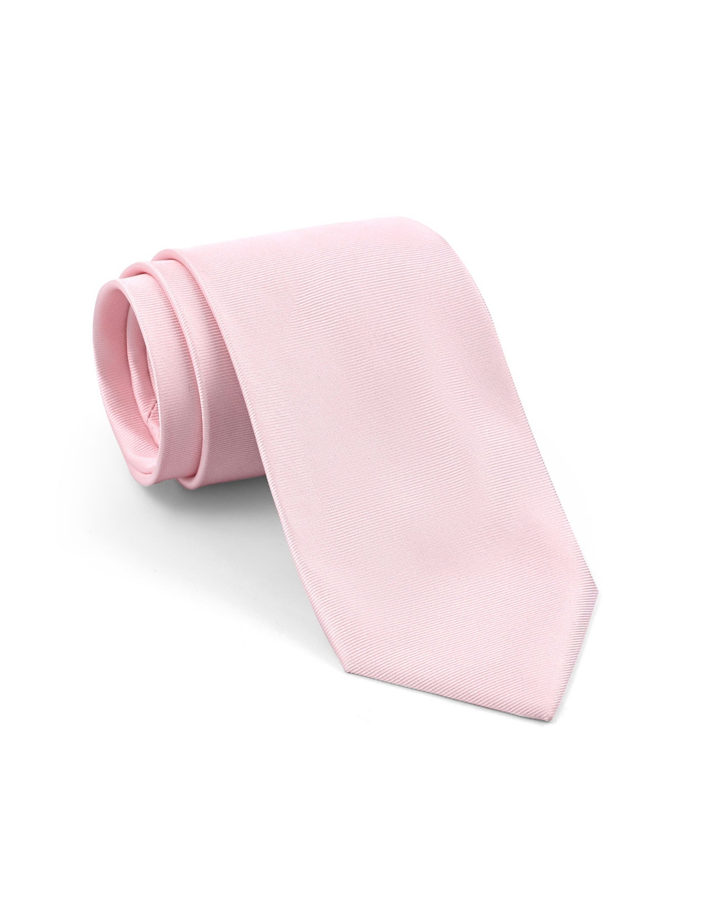 T Pink Self Plain Tie
