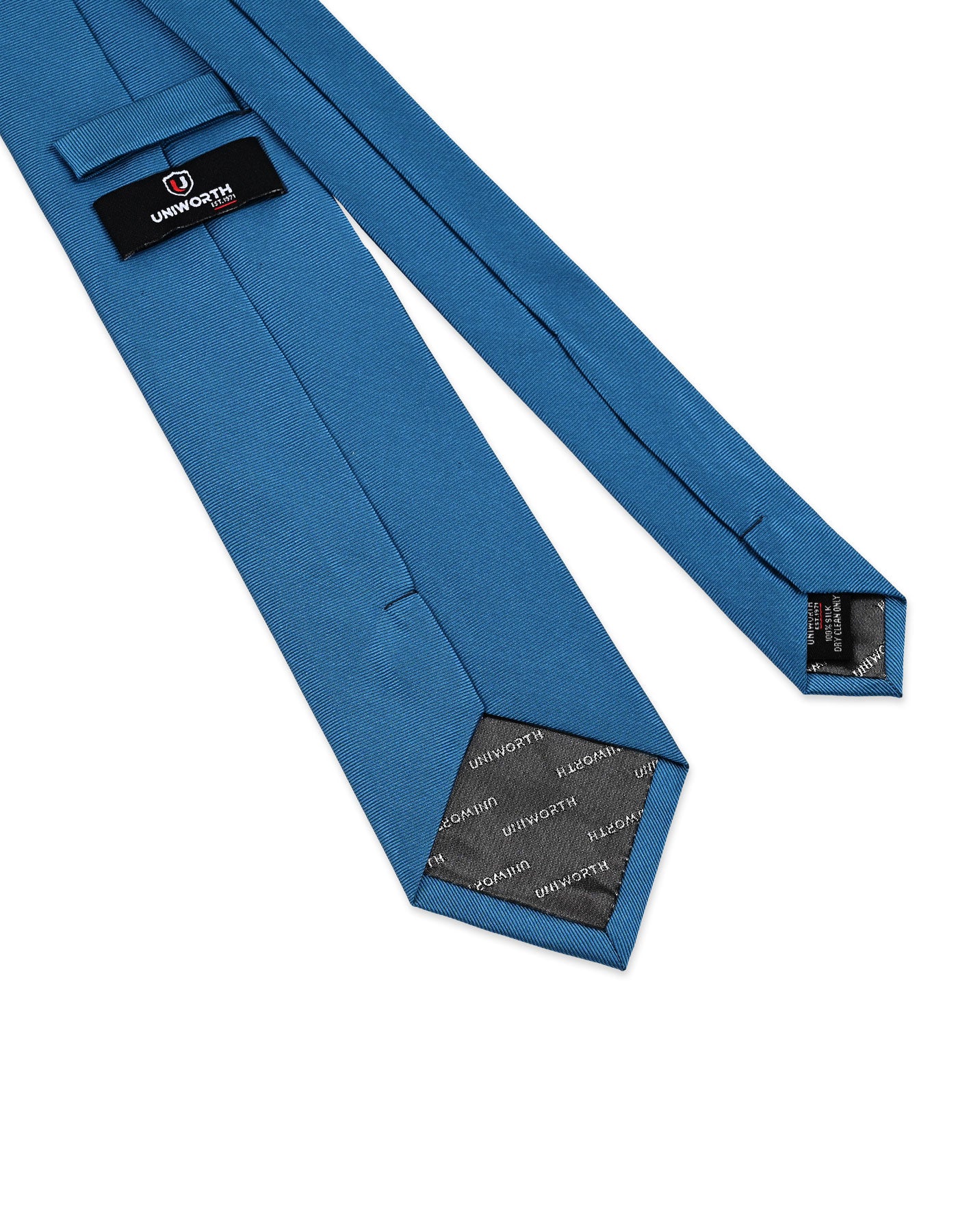Teal Self Plain Tie