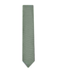 Green Self Plain Tie