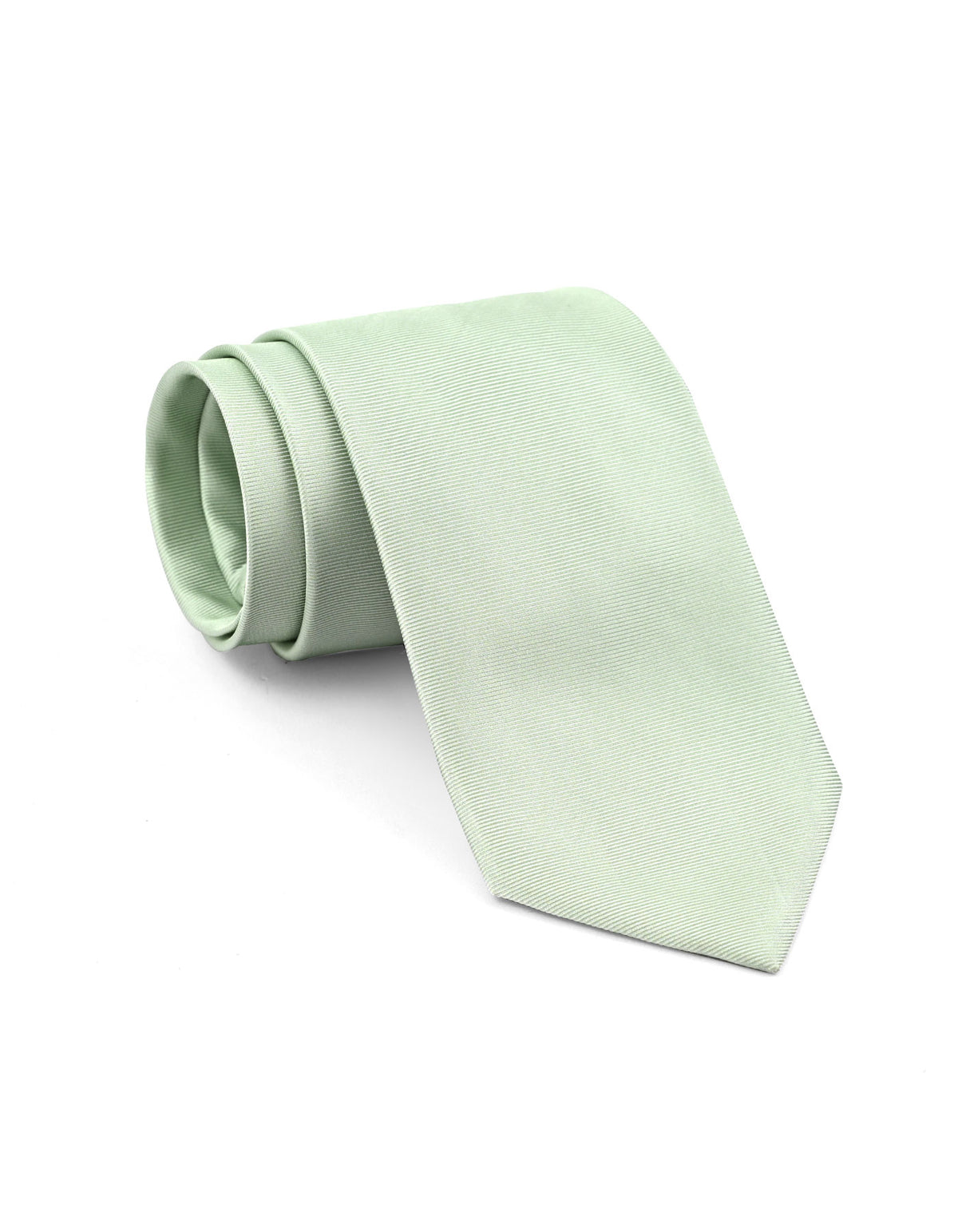 C Green Self Plain Tie