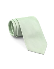 C Green Self Plain Tie