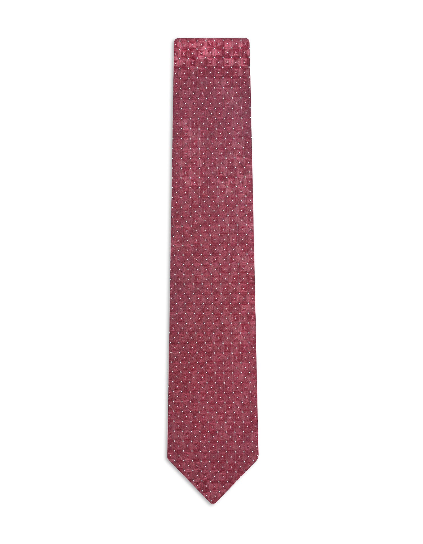 Maroon Dotted Tie