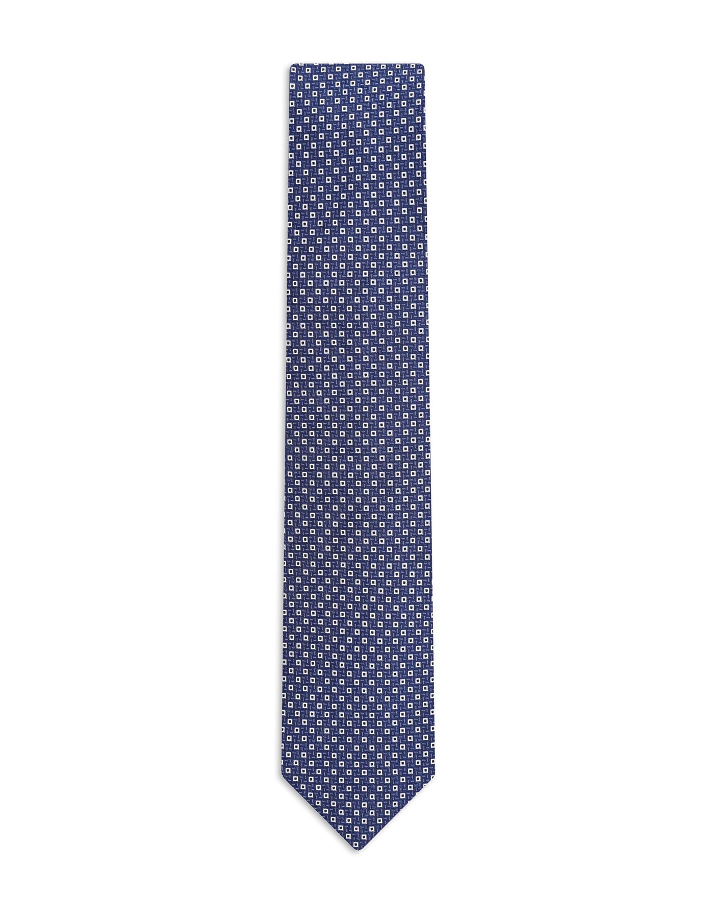 Navy Geometric Tie