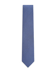Blue Geometric Tie