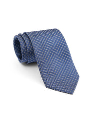 Blue Geometric Tie