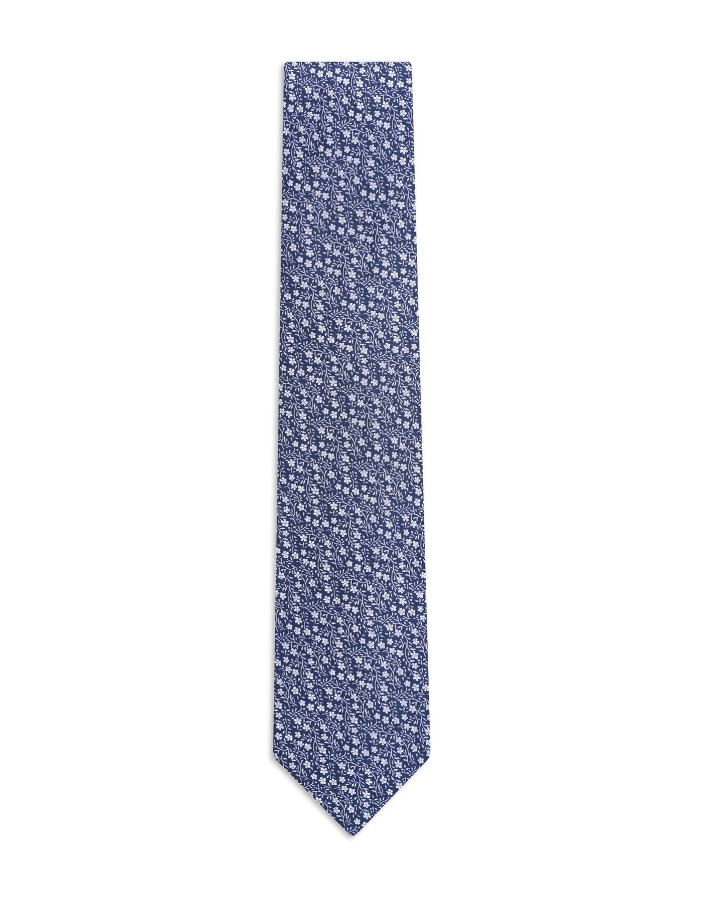 Navy Floral Tie