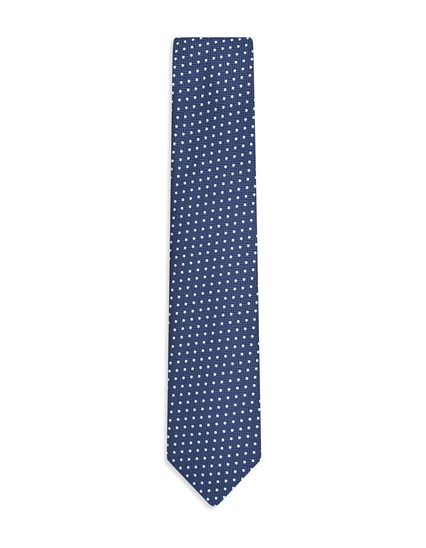 Navy Dotted Tie