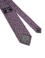 Purple Floral Tie