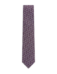 Purple Floral Tie
