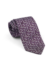 Purple Floral Tie