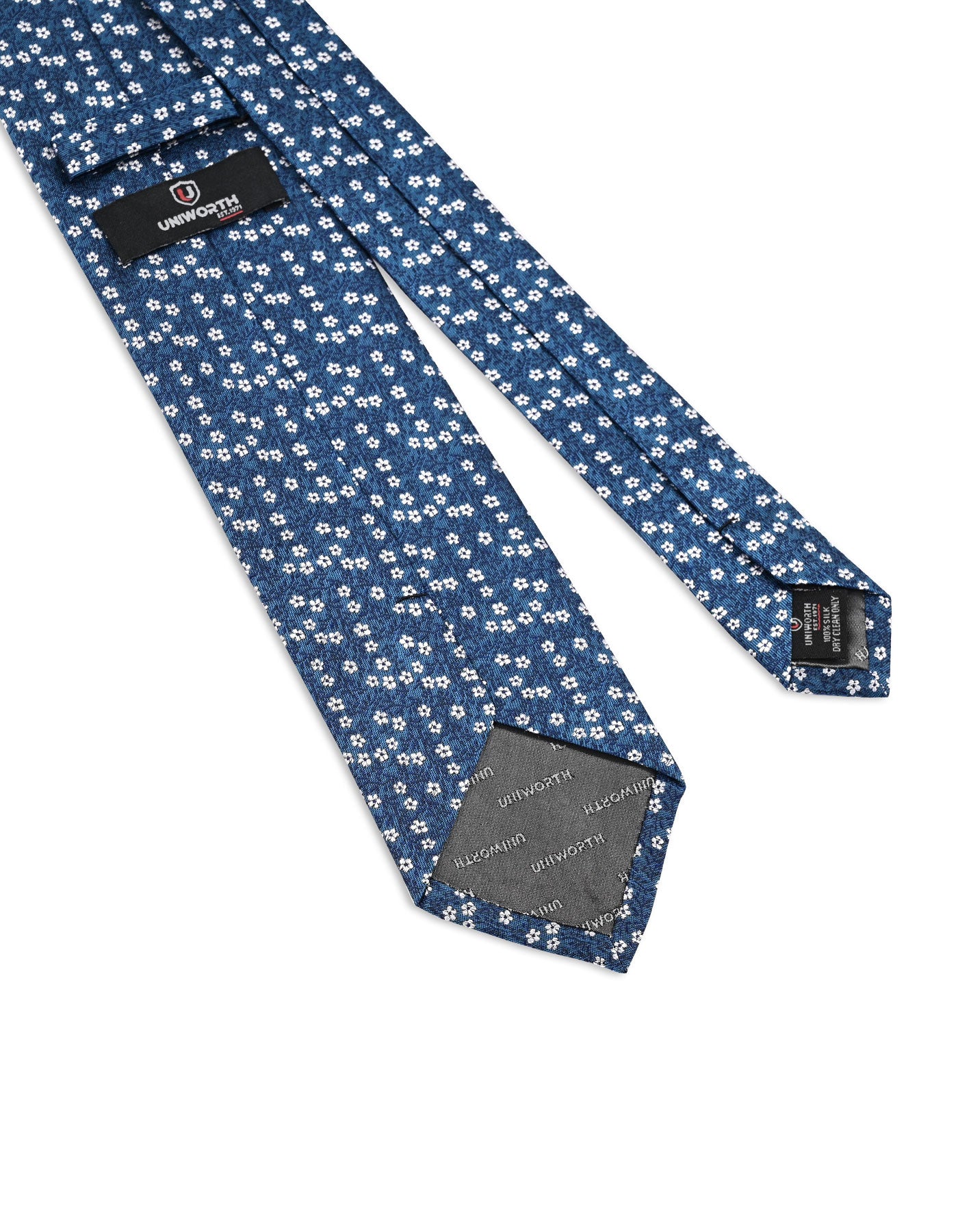 Teal Floral Tie