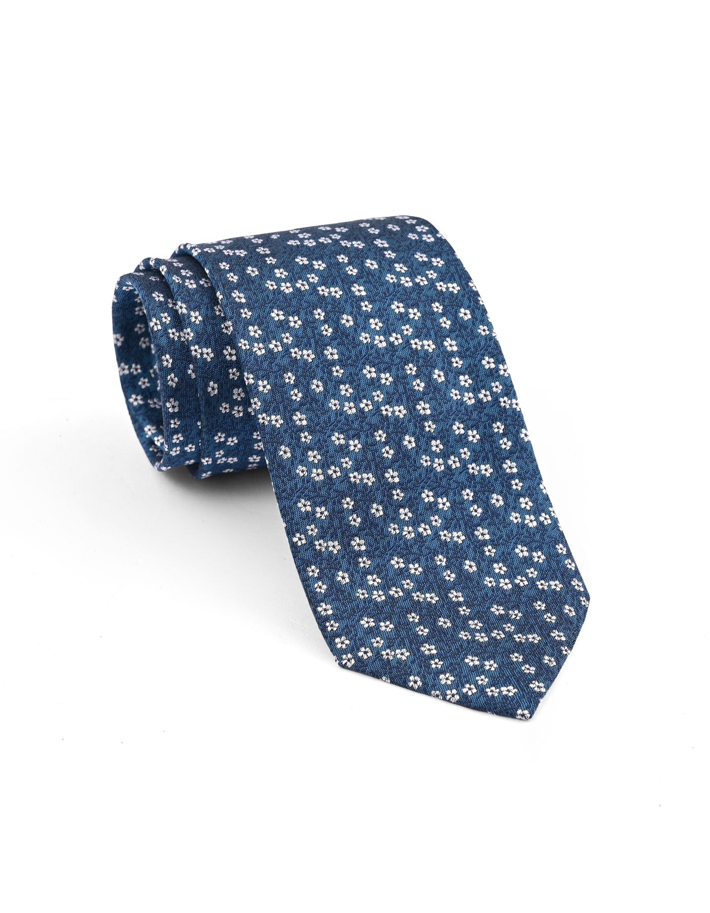 Teal Floral Tie