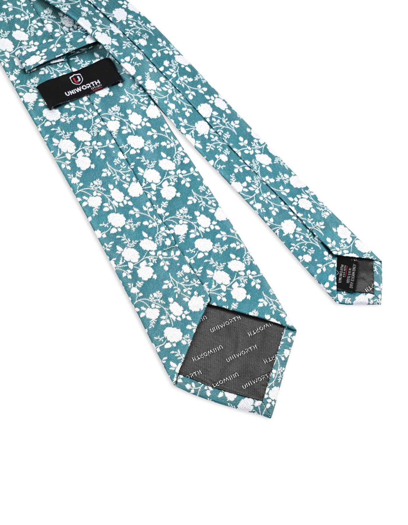 Ferozi Floral Tie
