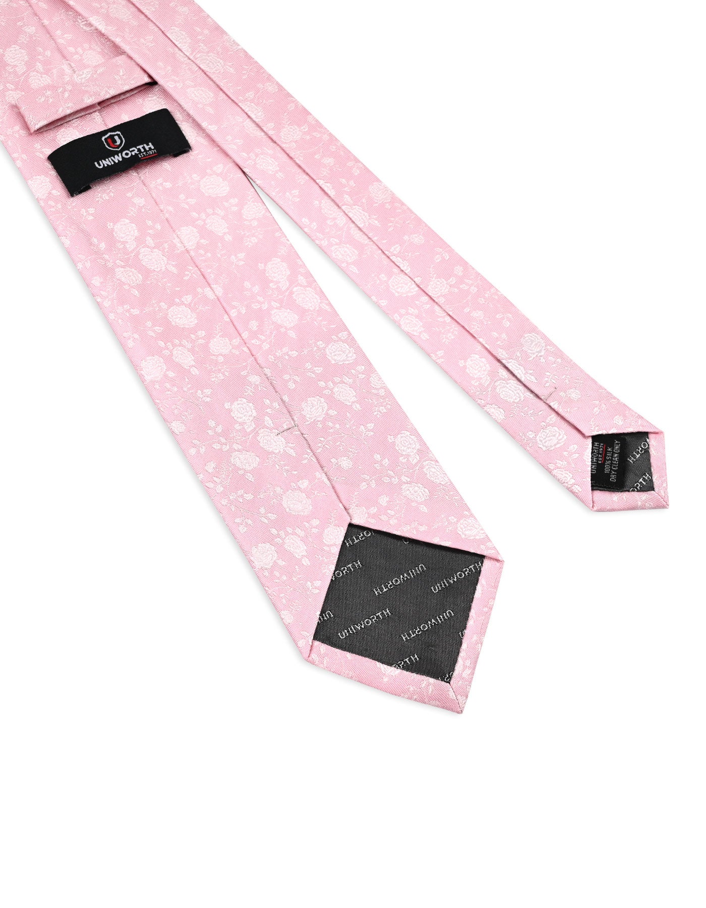 Pink Floral Tie