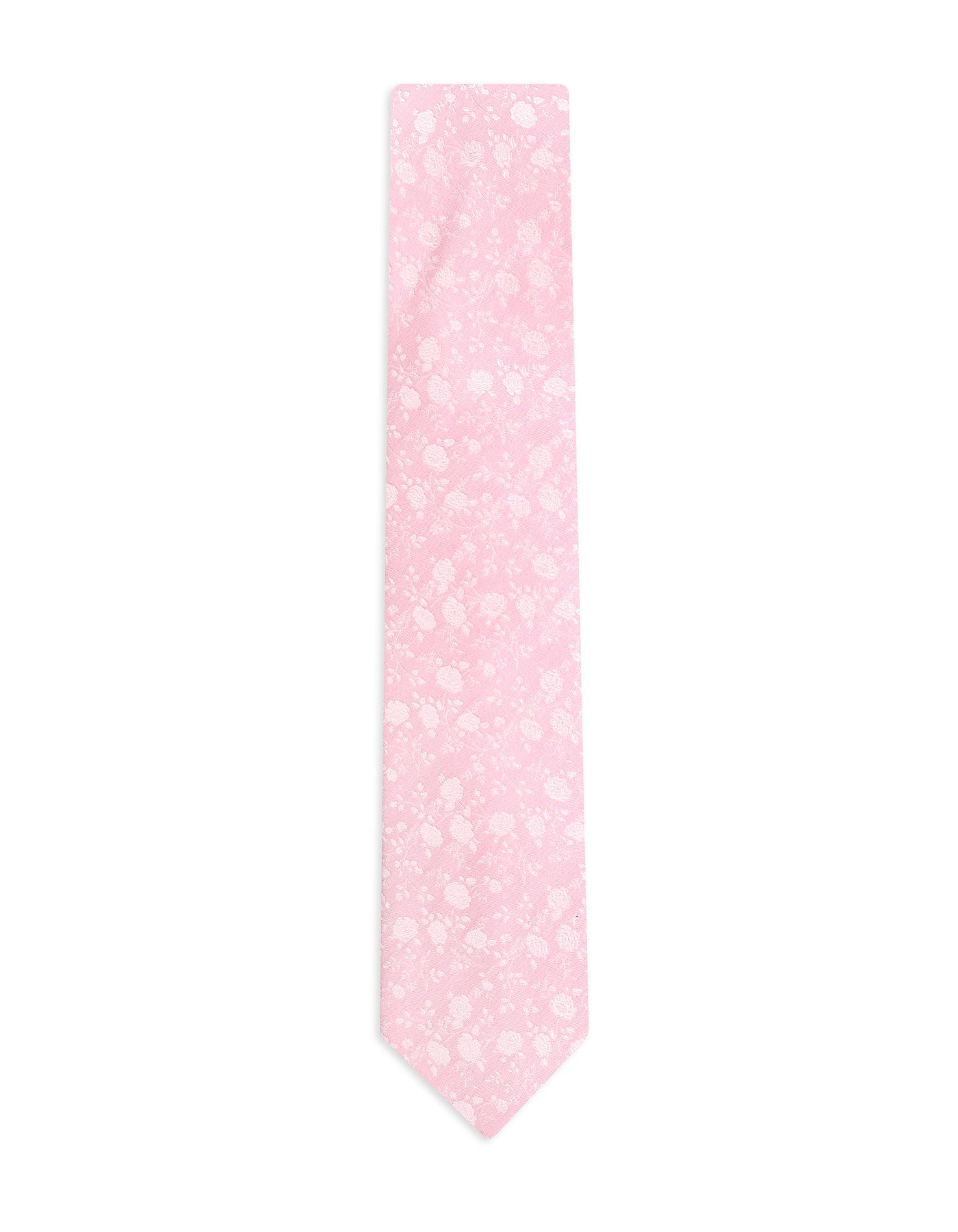 Pink Floral Tie