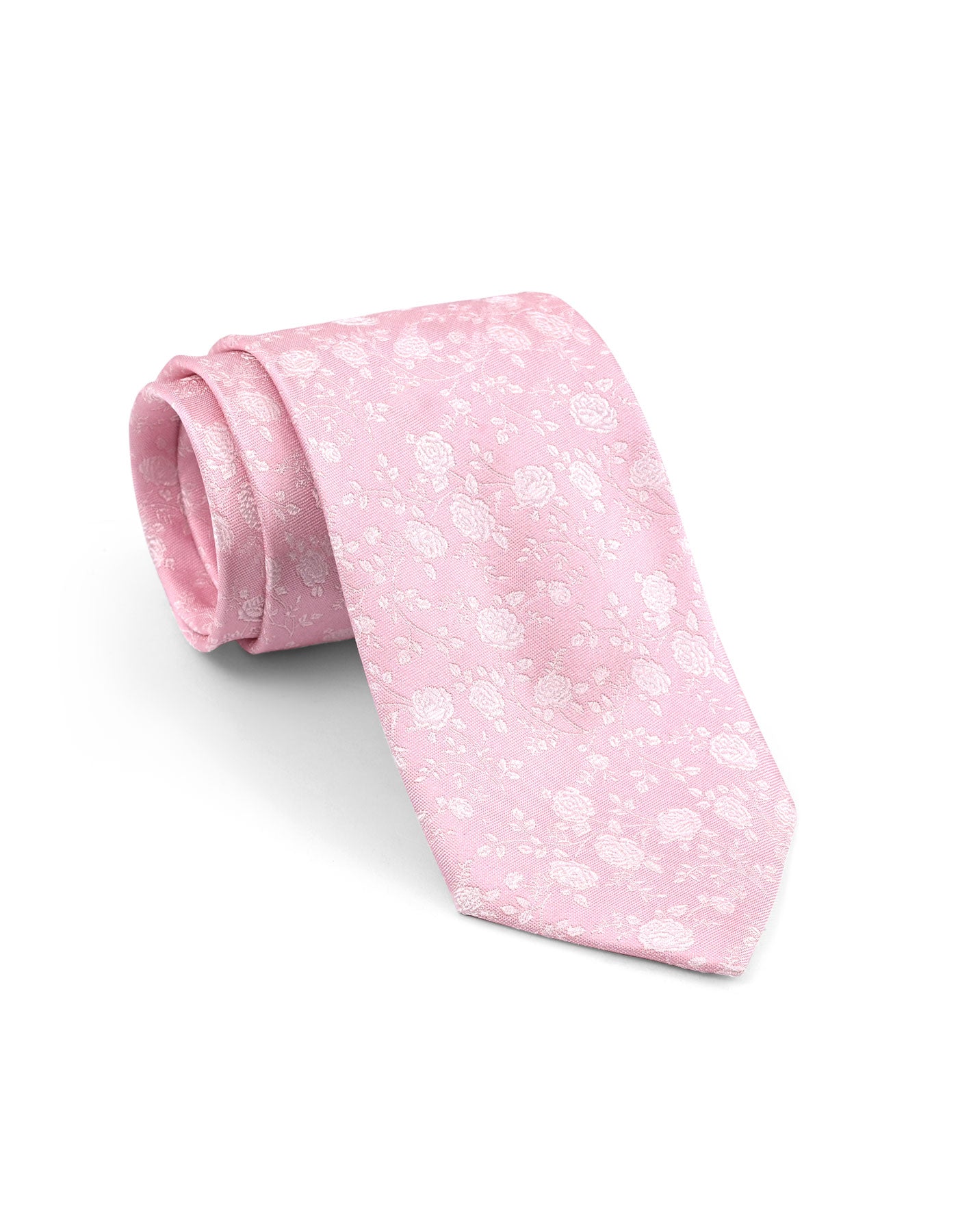 Pink Floral Tie