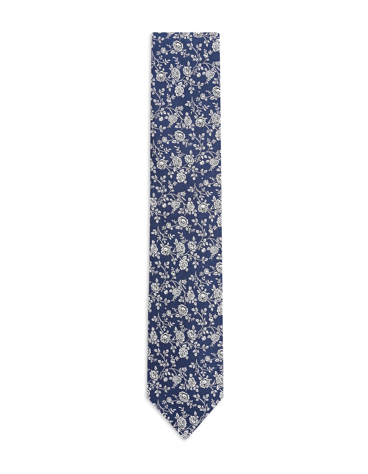 Navy Floral Tie