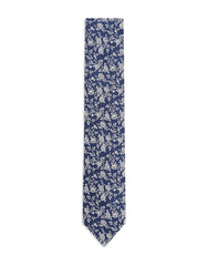 Navy Floral Tie
