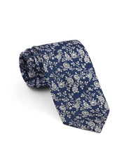 Navy Floral Tie
