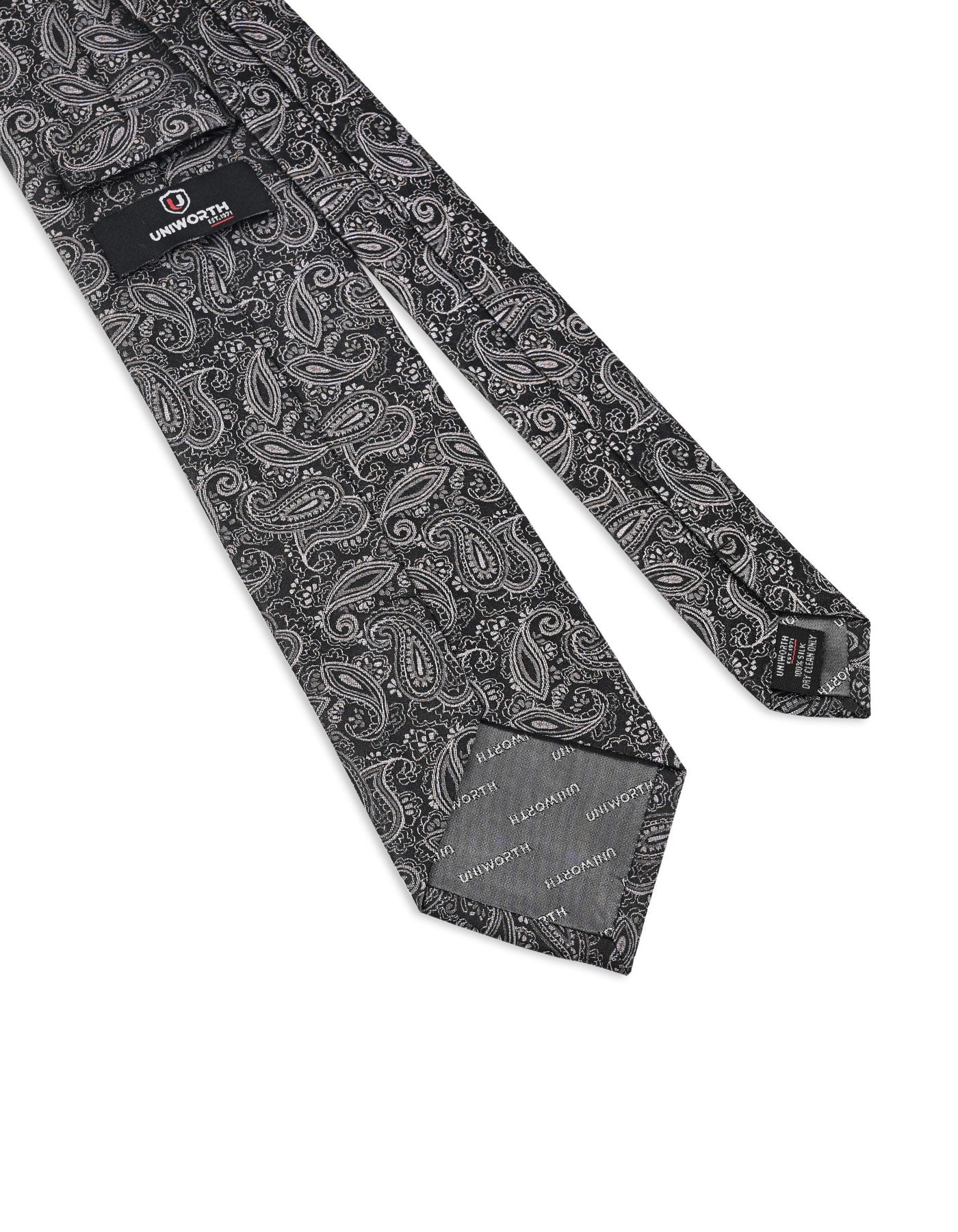 Black Paisley Tie