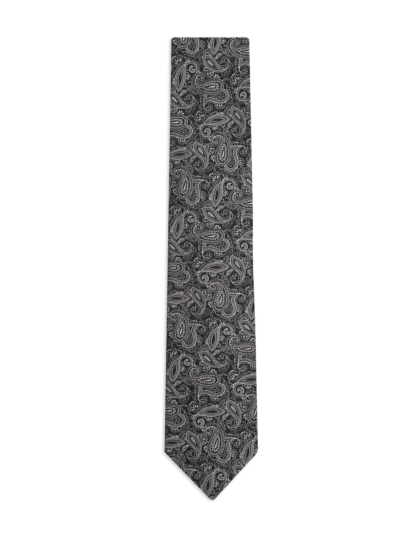 Black Paisley Tie