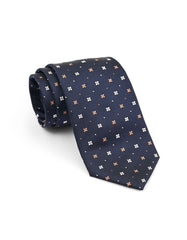 Blue Geometric Tie