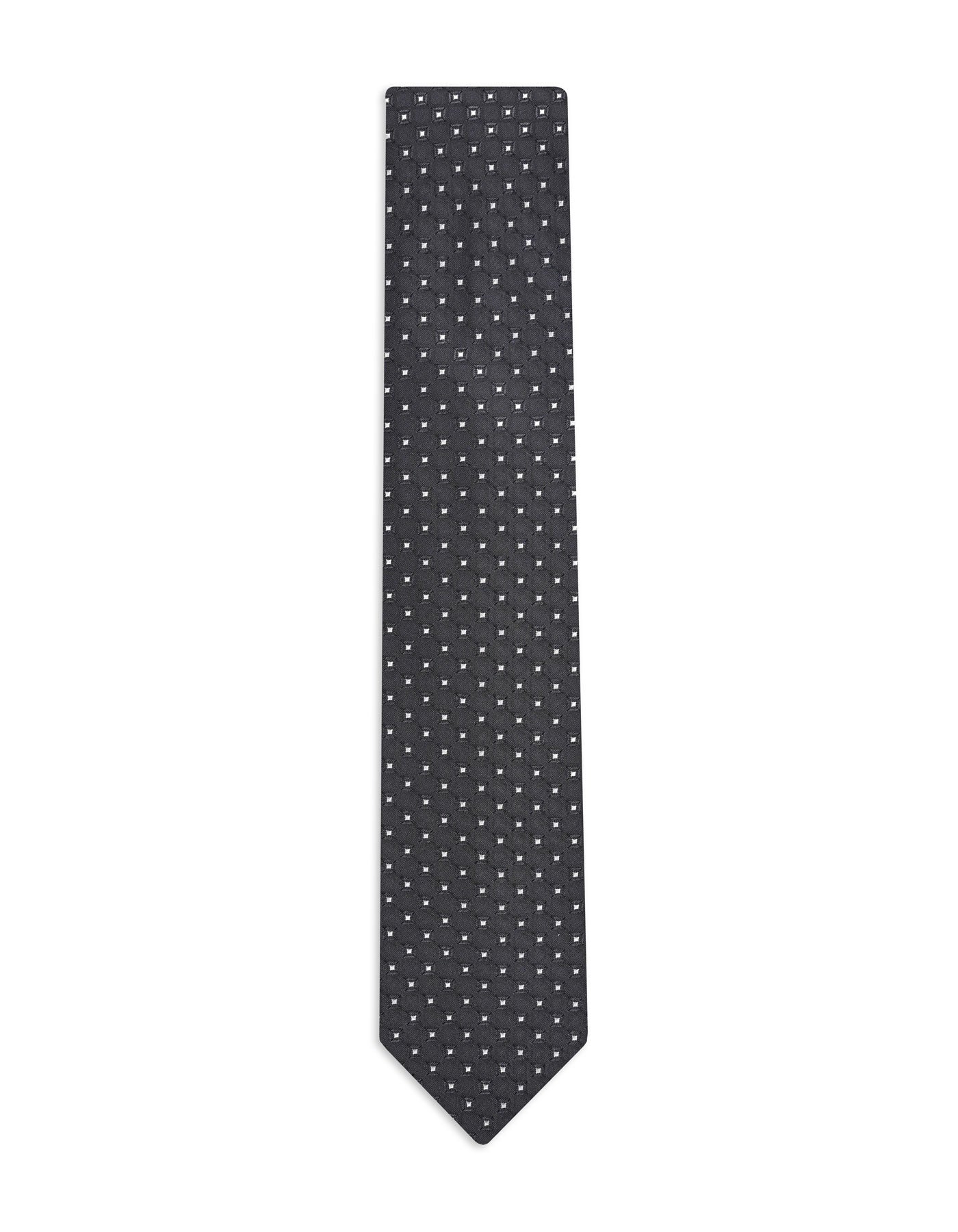 Black Geometric Tie