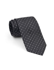Black Geometric Tie
