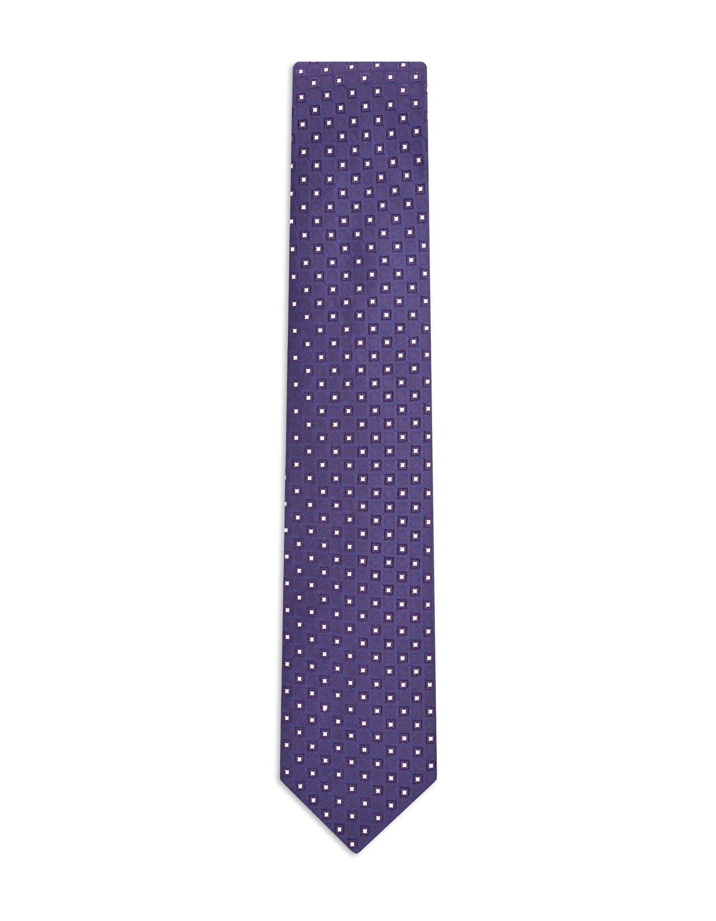 Indigo Geometric Tie